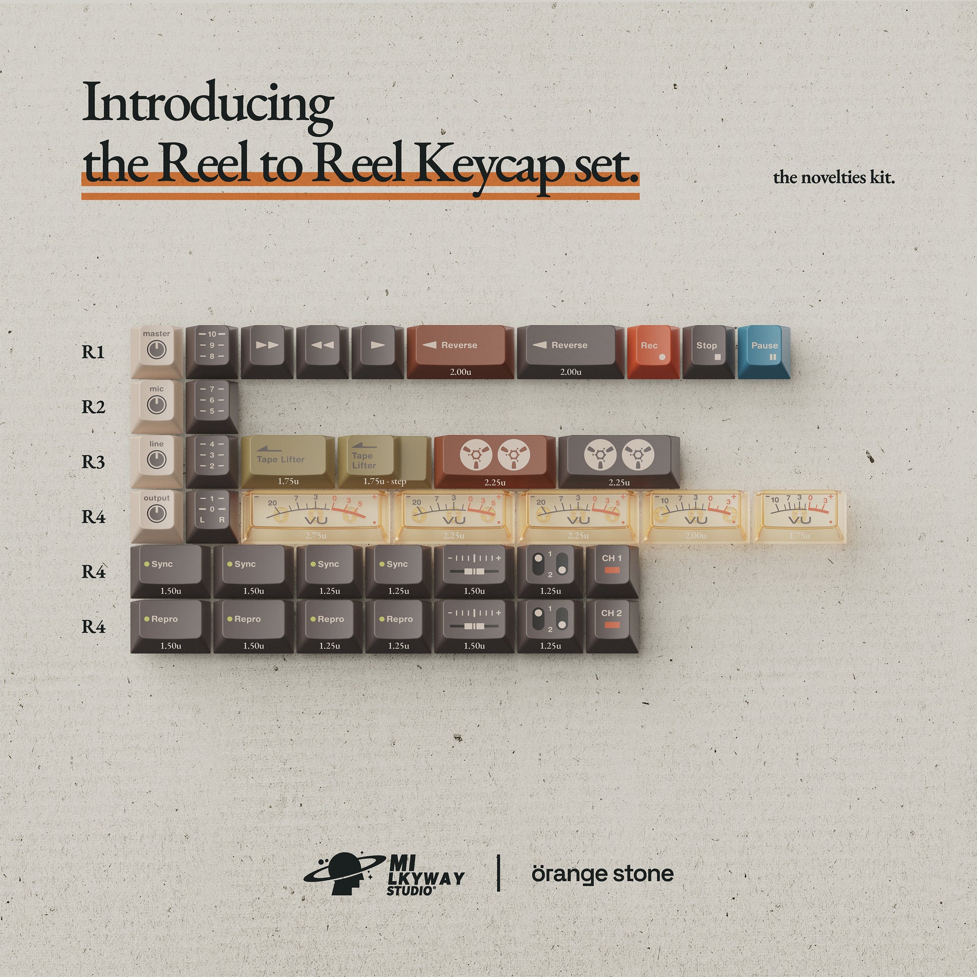 [IN STOCK]keycaps-MW Reel to Reel