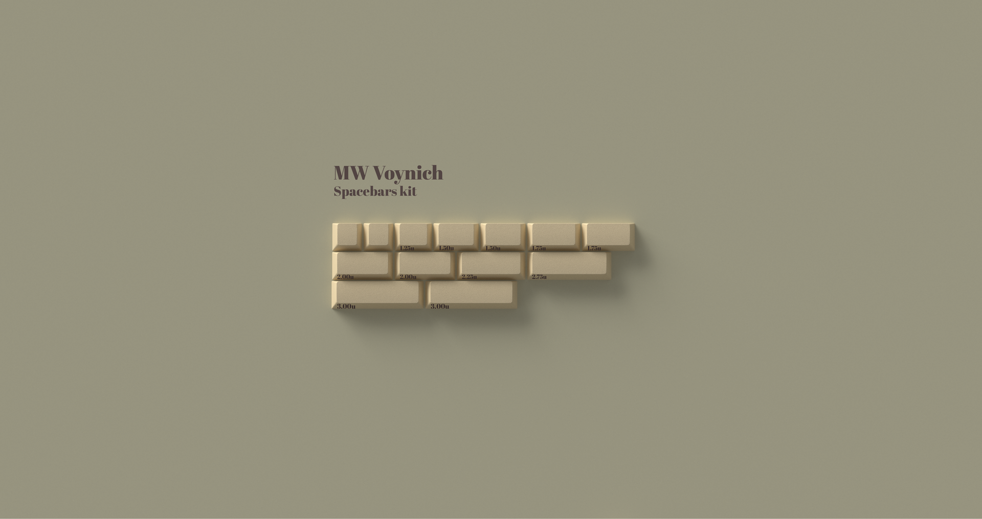 IN STOCK]Keycaps-MW Voynich