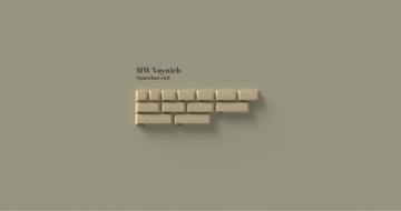 [IN STOCK]Keycaps-MW Voynich