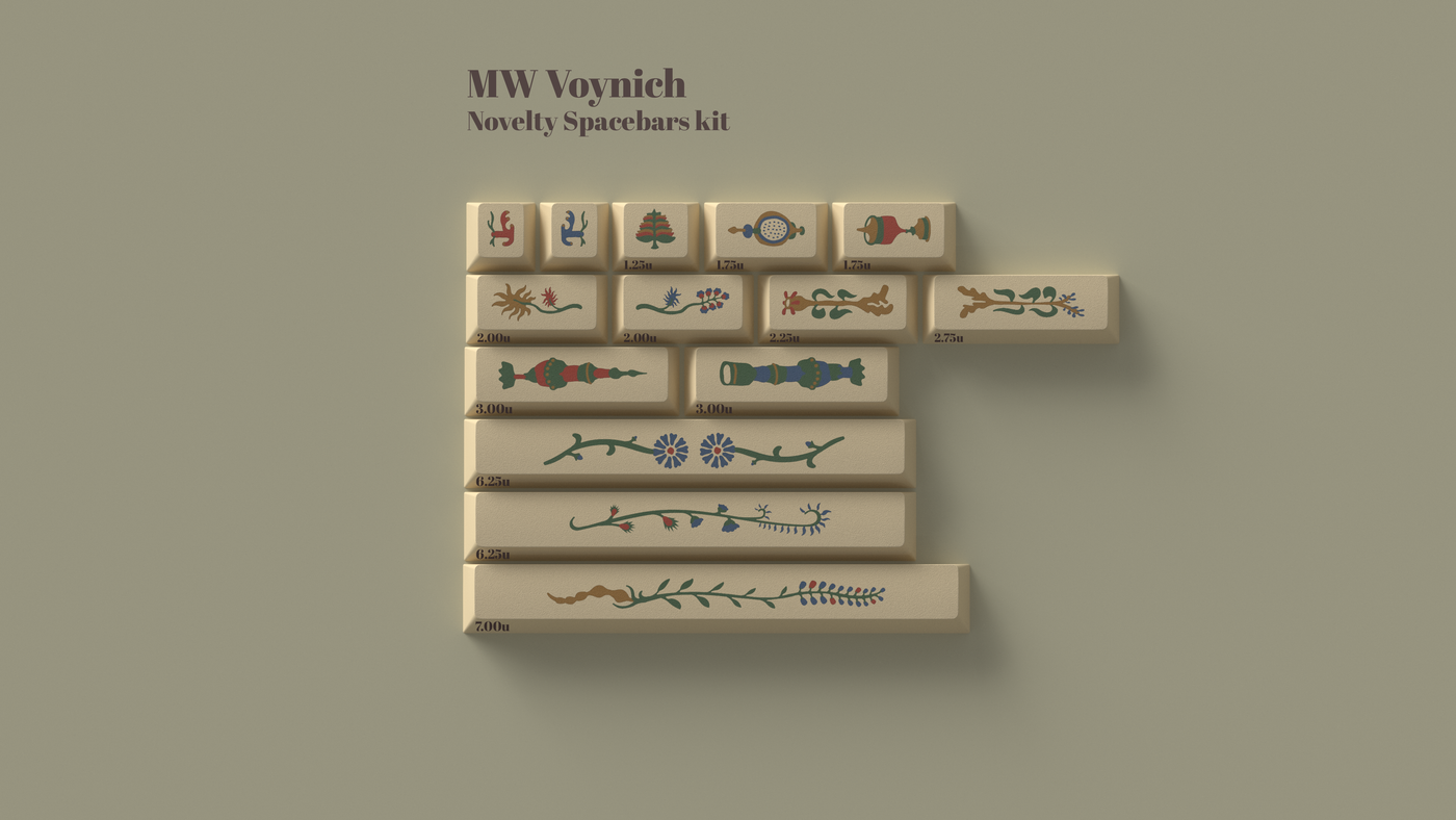 [IN STOCK]Keycaps-MW Voynich