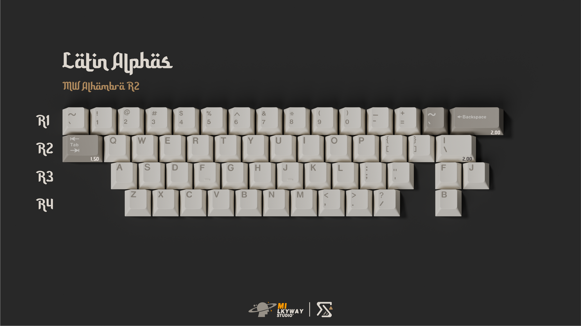 [IN STOCK]keycaps-MW Alhambra R2