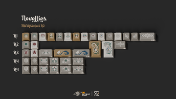 [IN STOCK]keycaps-MW Alhambra R2