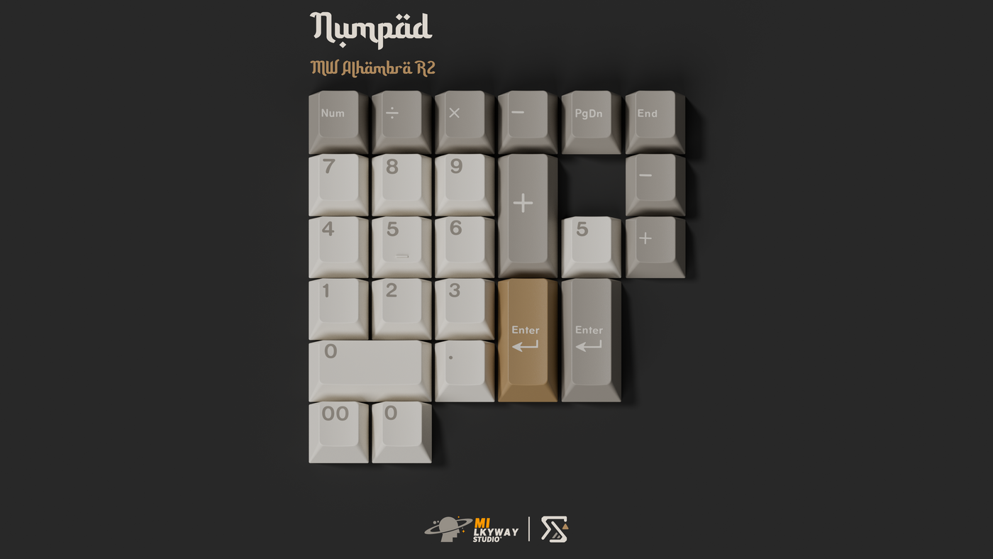 [IN STOCK]keycaps-MW Alhambra R2