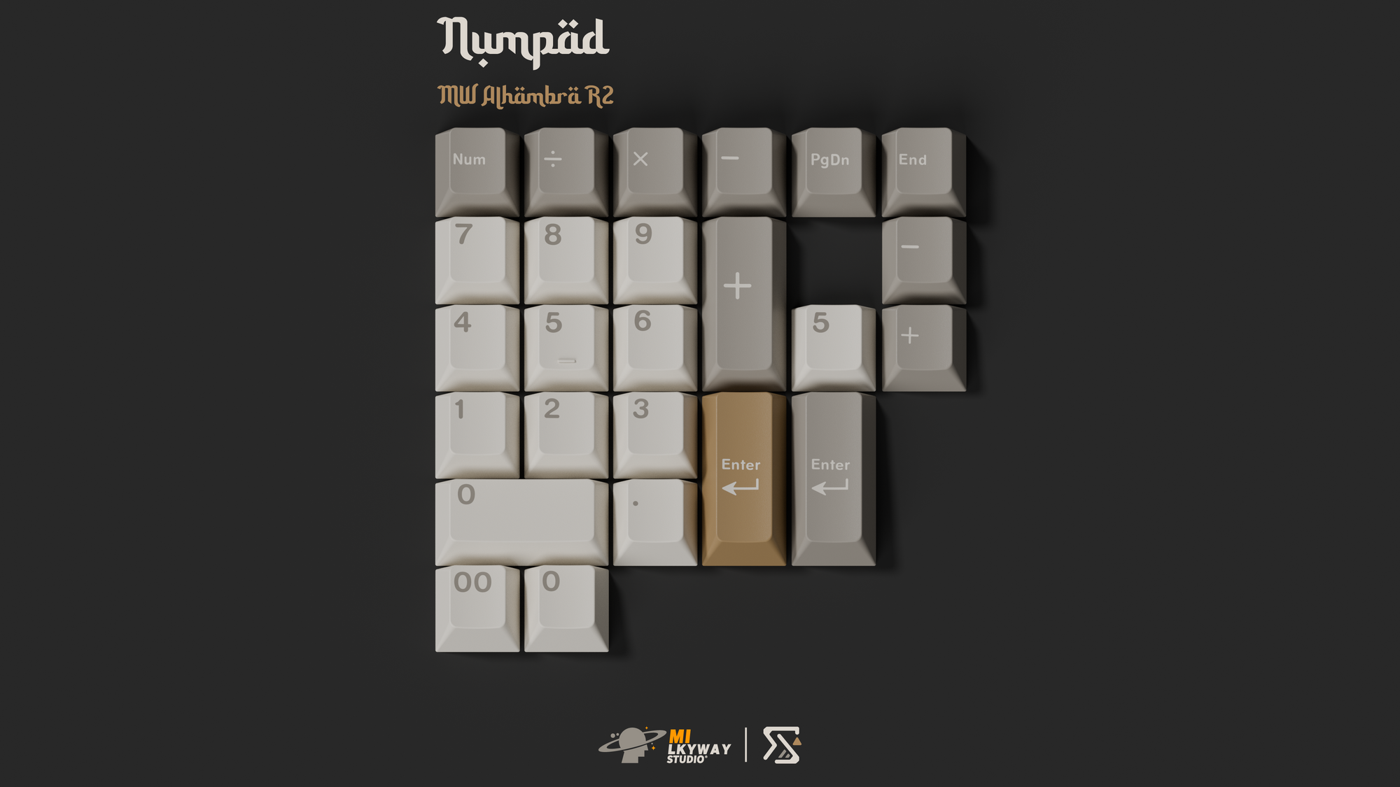 [IN STOCK]keycaps-MW Alhambra R2