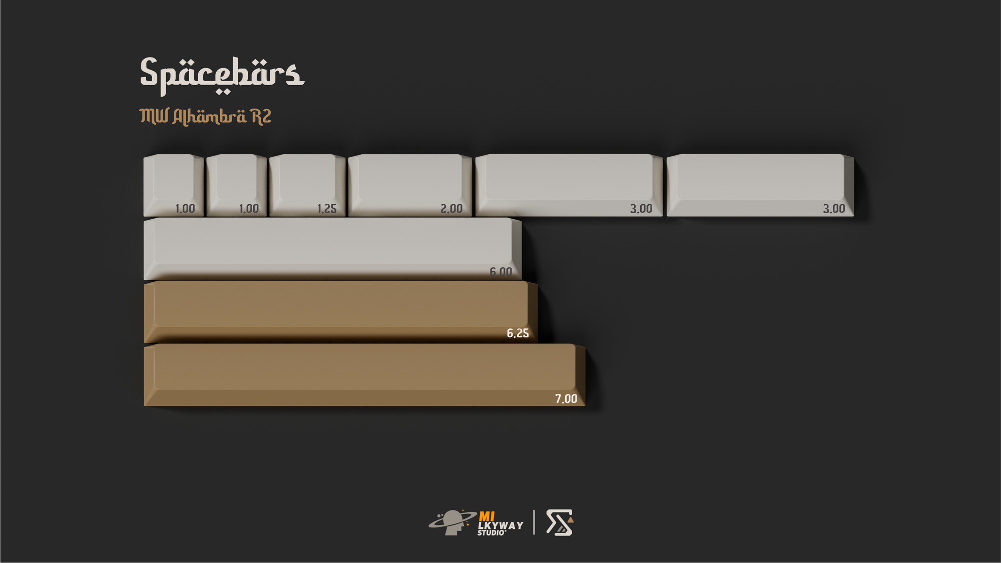 [IN STOCK]keycaps-MW Alhambra R2