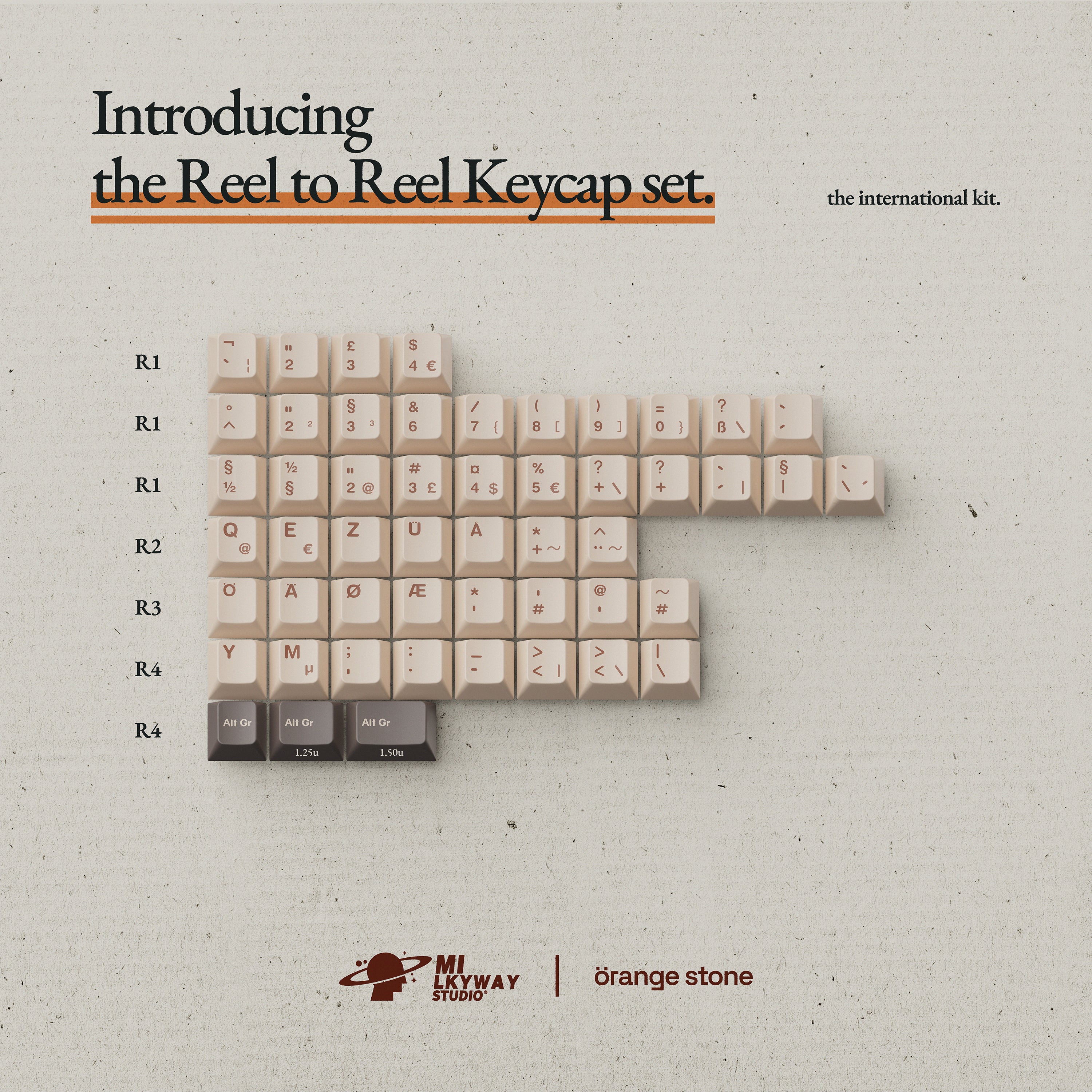 [GB]keycaps-MW Reel to Reel