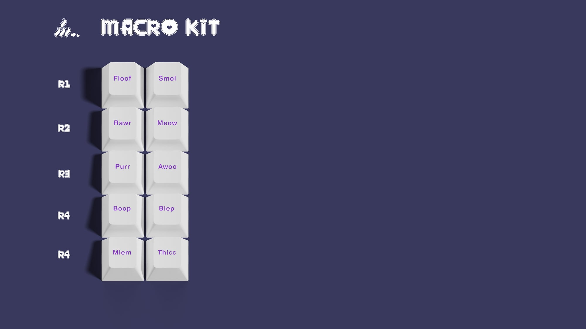 [IN STOCK]Keycaps-MW Paws