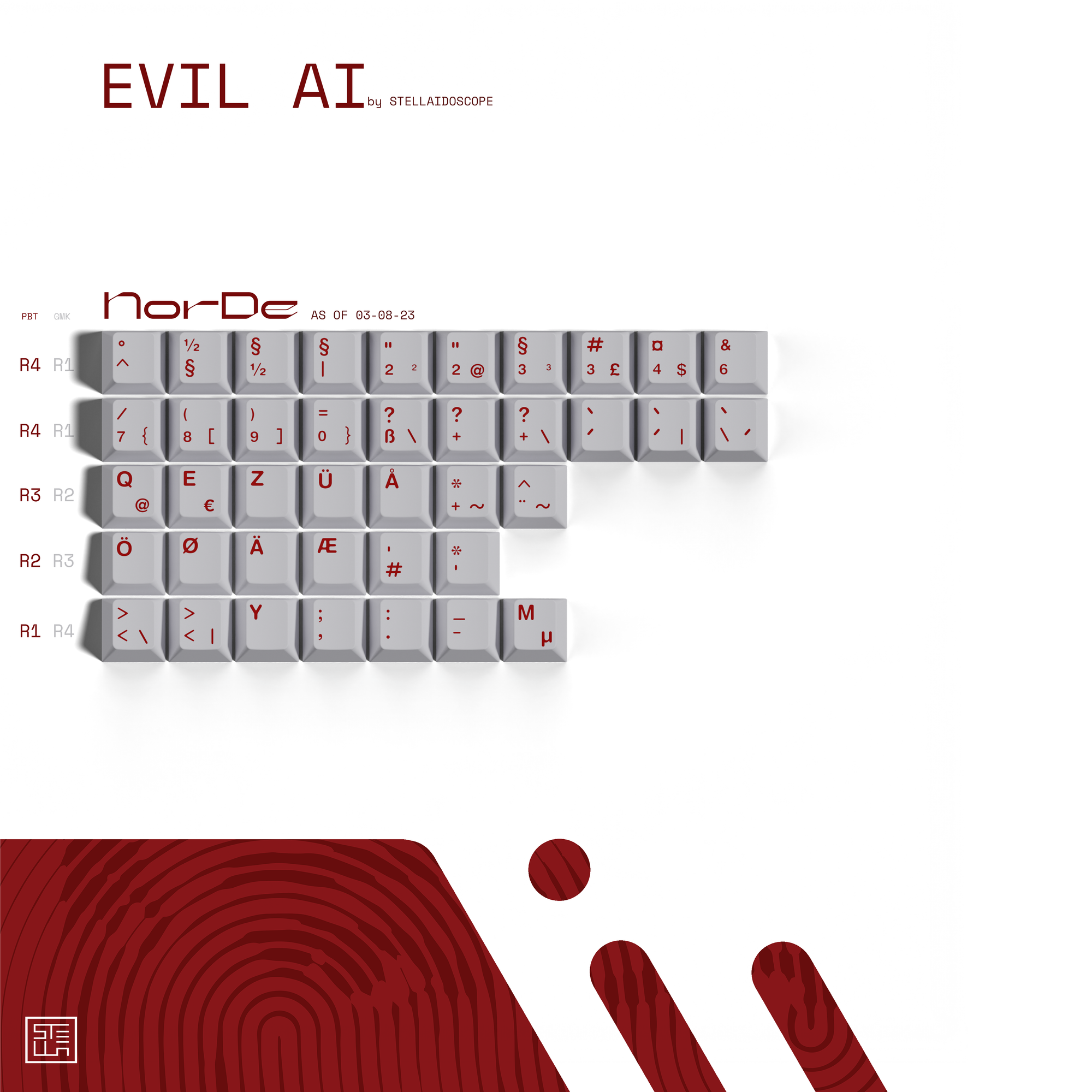 [Sold Out]Keycaps-MW EVIL AI