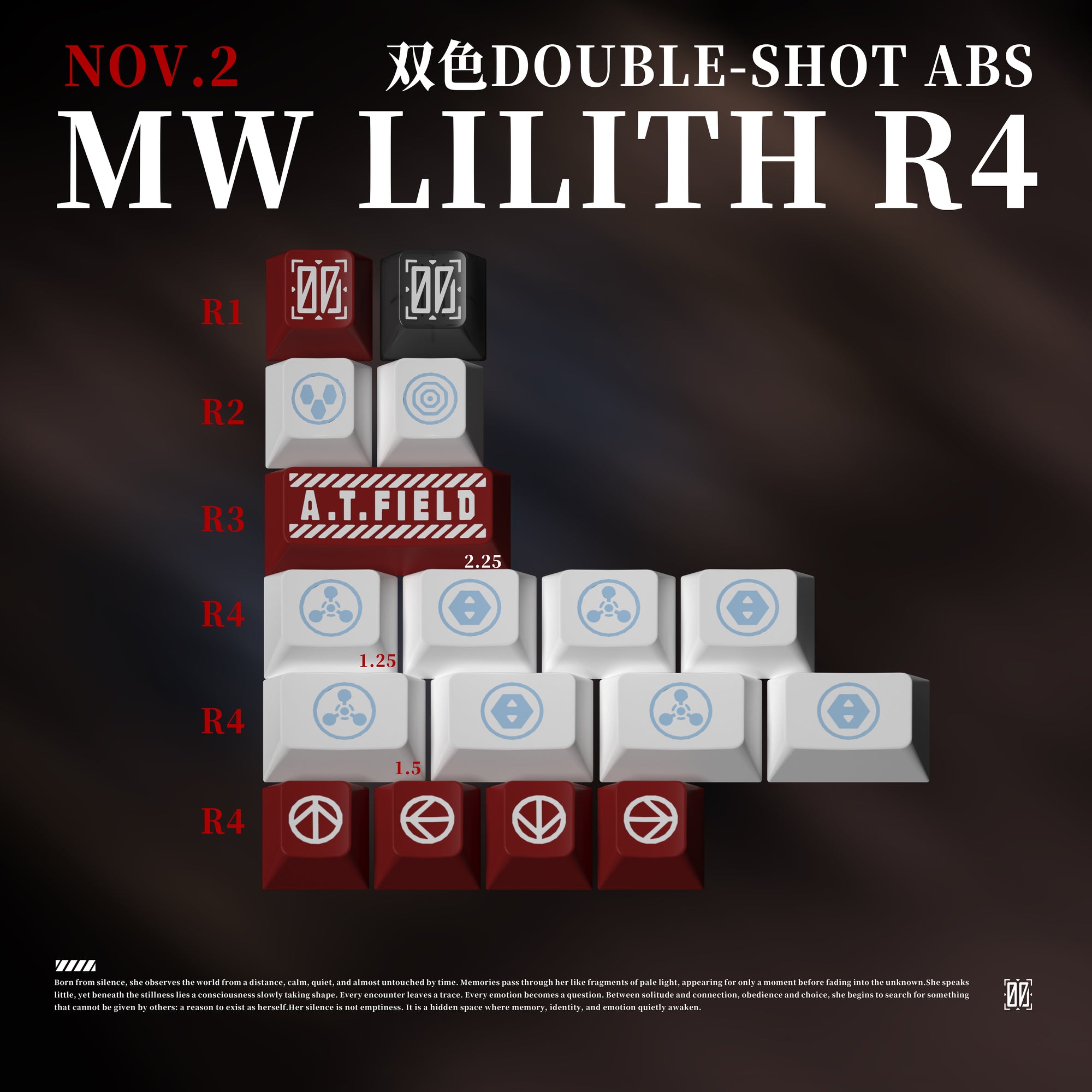 [IN STOCK] ABS Keycaps-MW Lilith R4