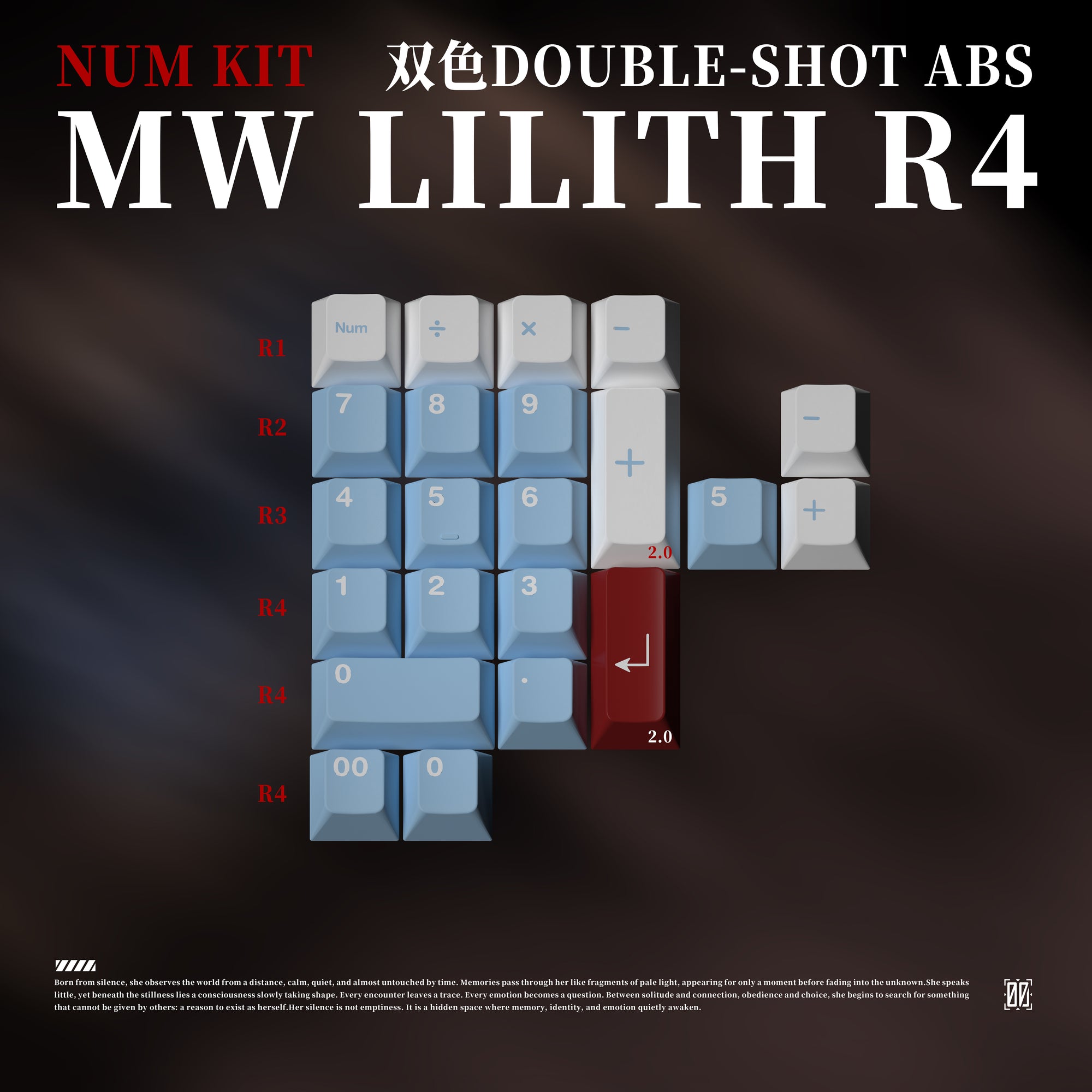 [IN STOCK] ABS Keycaps-MW Lilith R4