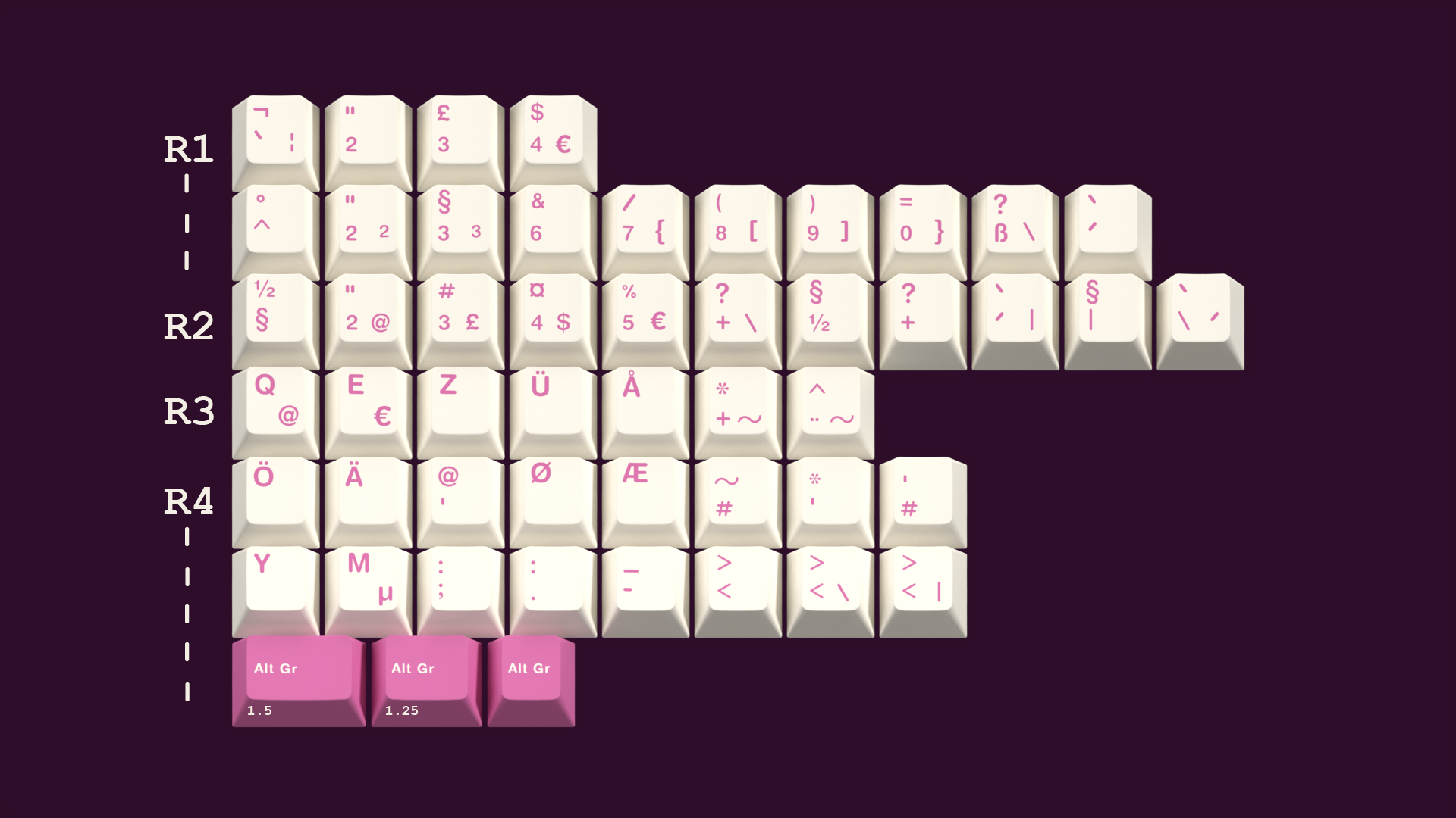 [IN STOCK]Keycaps-MW Aschente