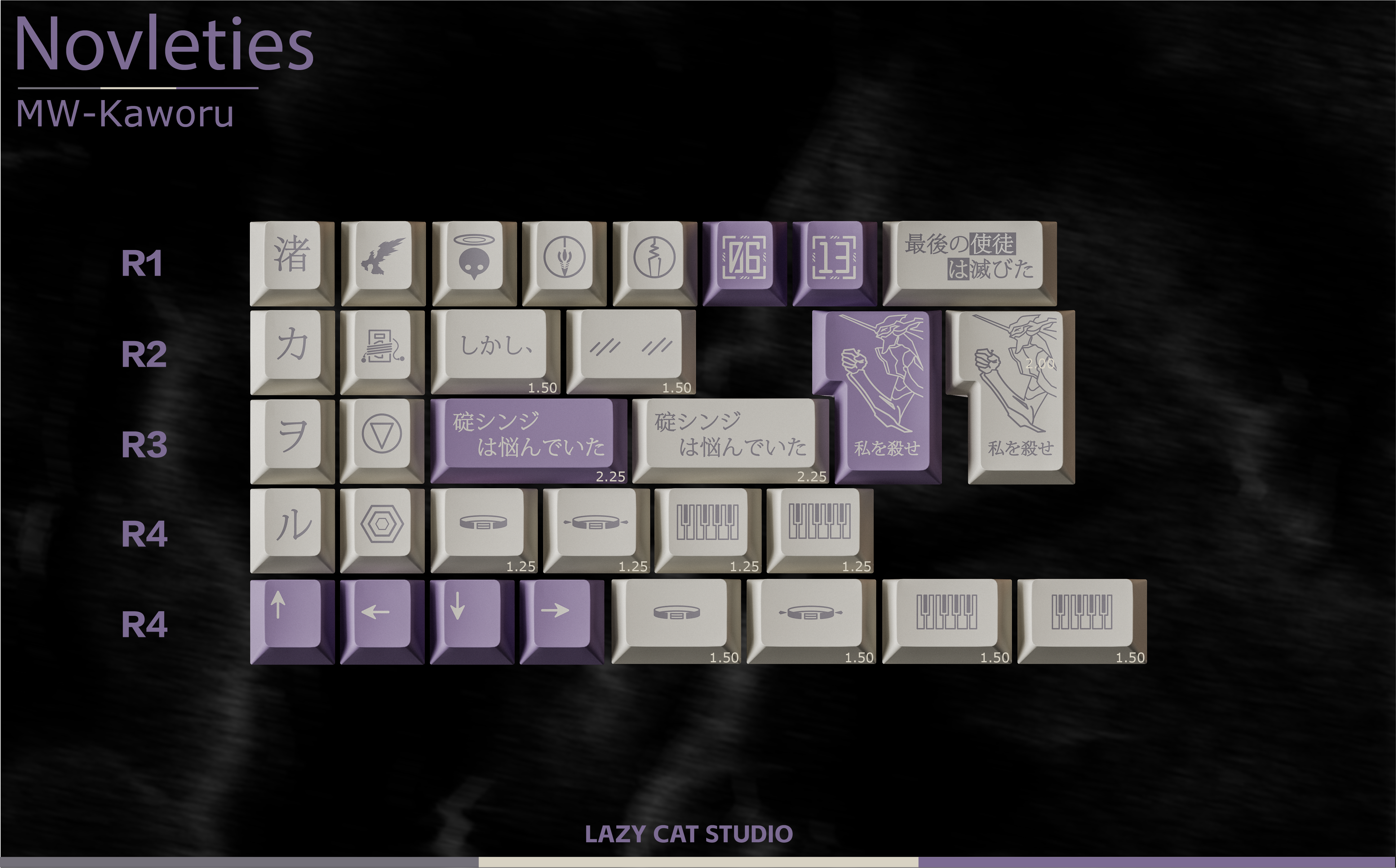 [IN STOCK]Keycaps-MW Kaworu