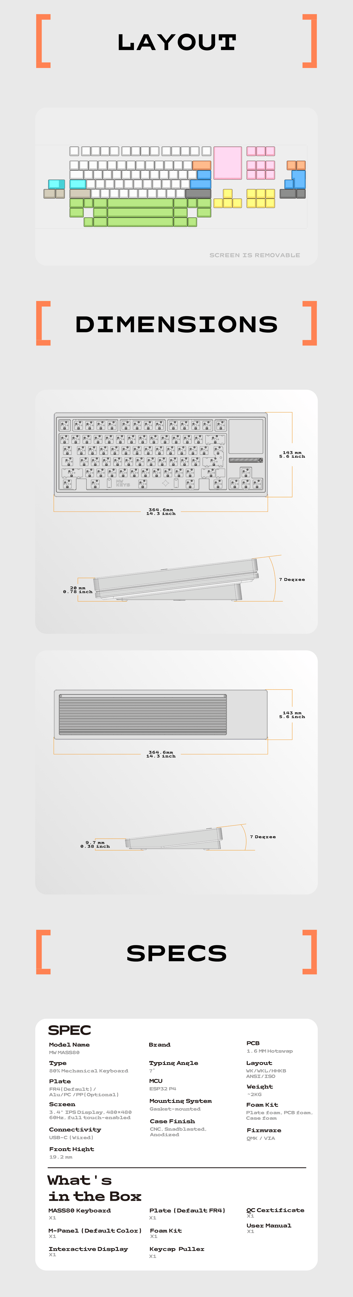 【IN STOCK】Mass 80 Extra Plate product detail image