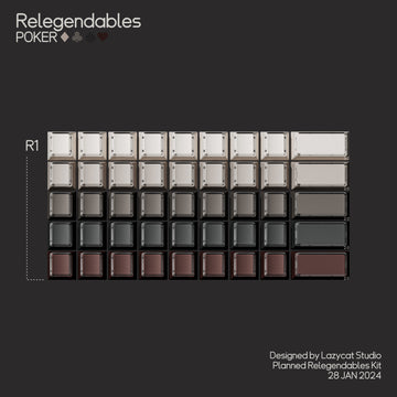 [IN STOCK]Keycaps-MW Poker R2