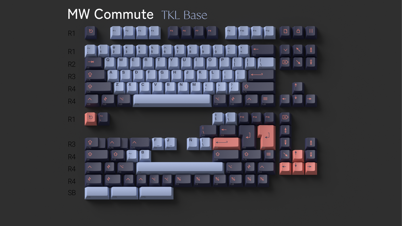 [IN STOCK]Keycaps-MW Commute