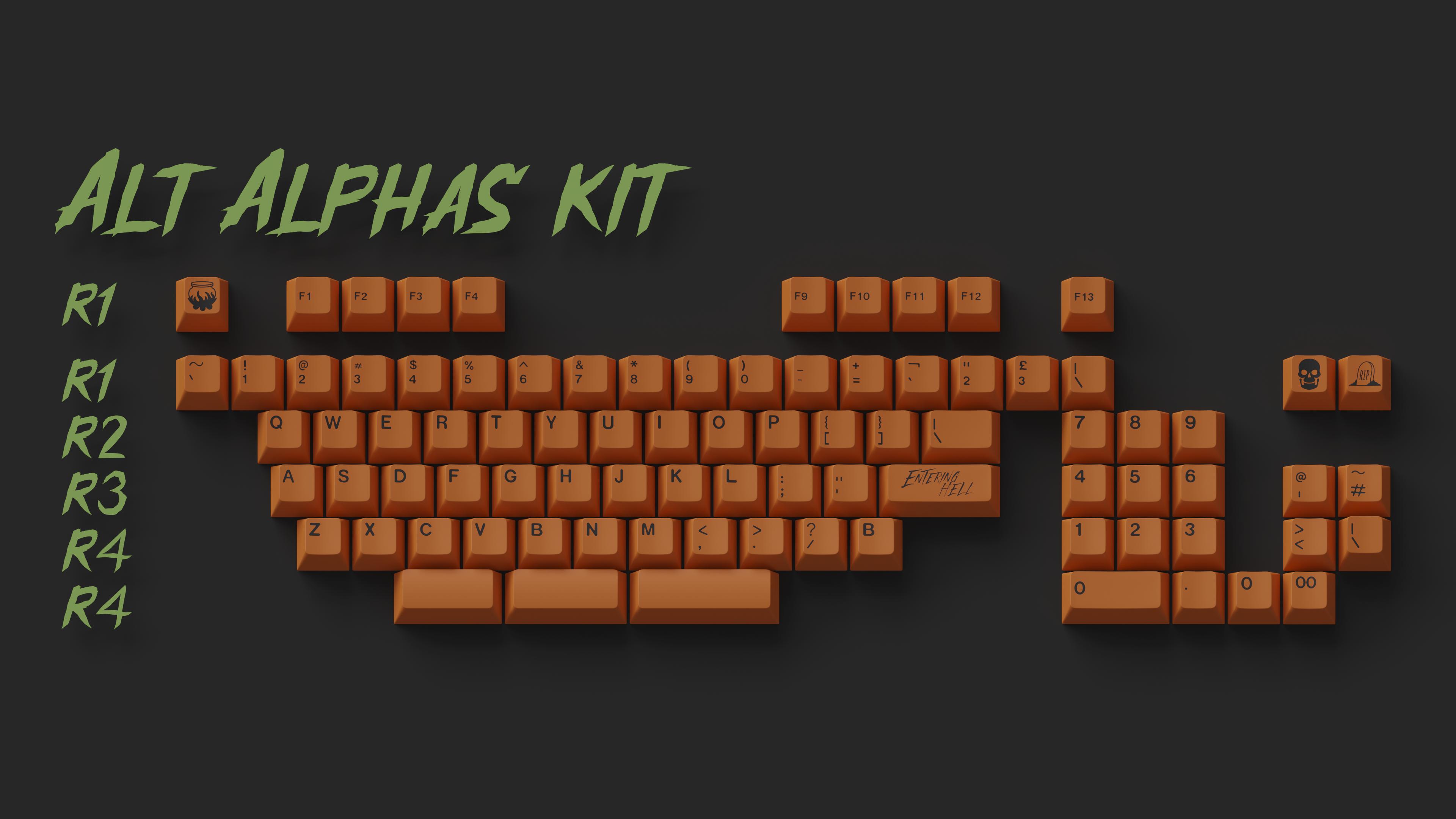 [IN STOCK]Keycaps-MW Fright Night