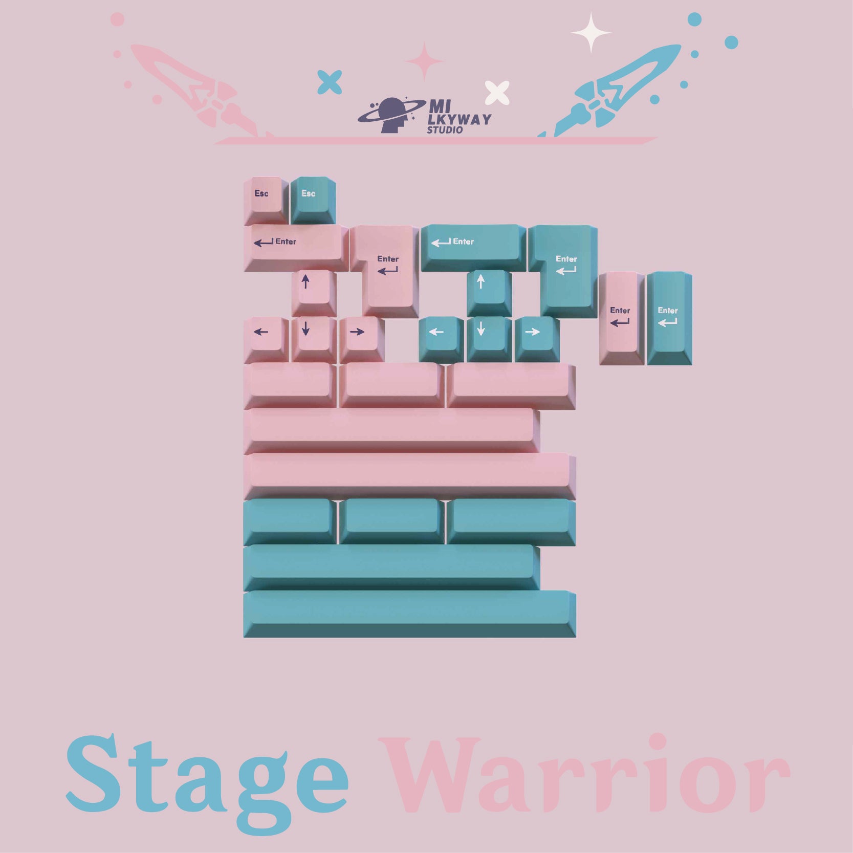 [IN STOCK]Keycaps-MW Stage Warrior