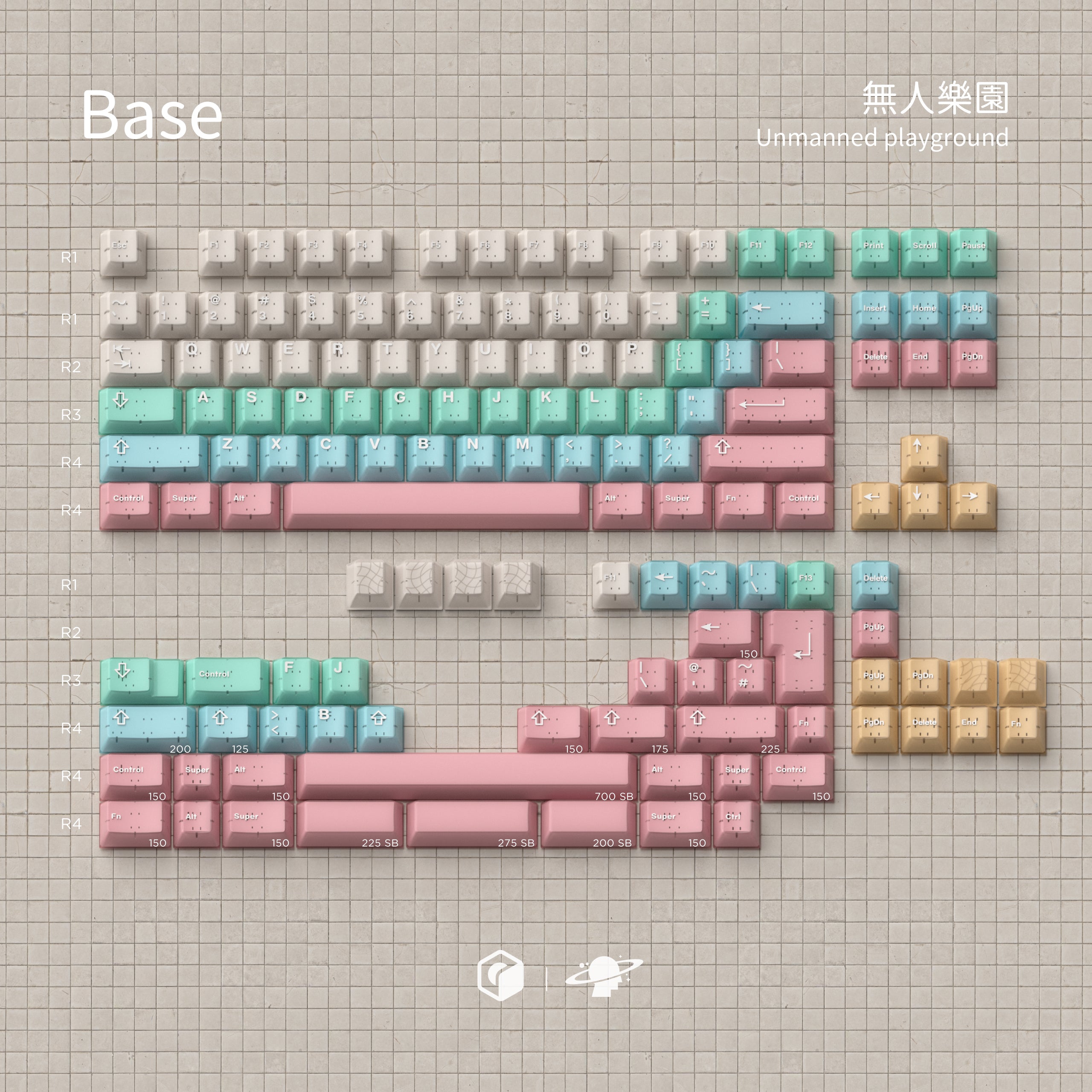 IN STOCK]Keycaps-MW Unmanned Playground