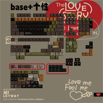 [Sold Out]Keycaps-MW Love Story R2