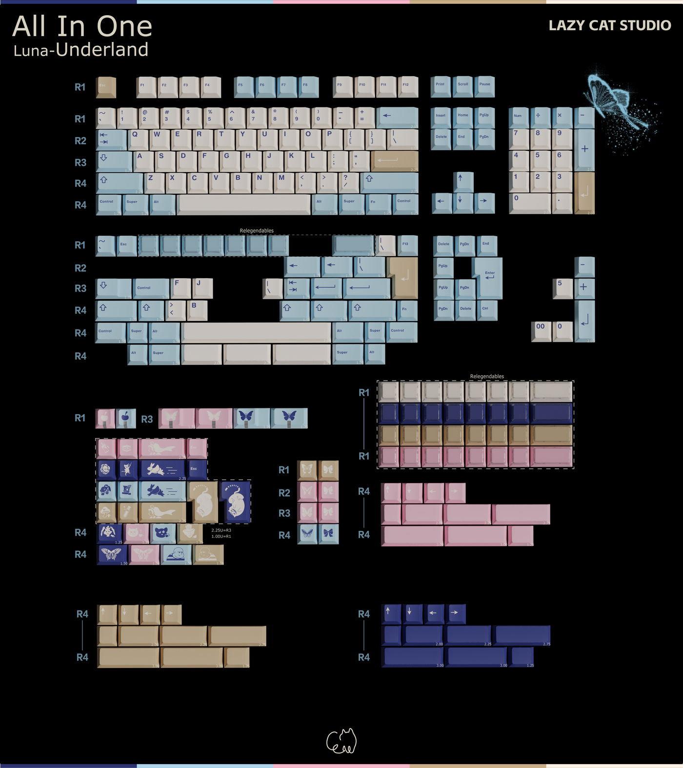 [Sold Out]Keycaps-MW Underland