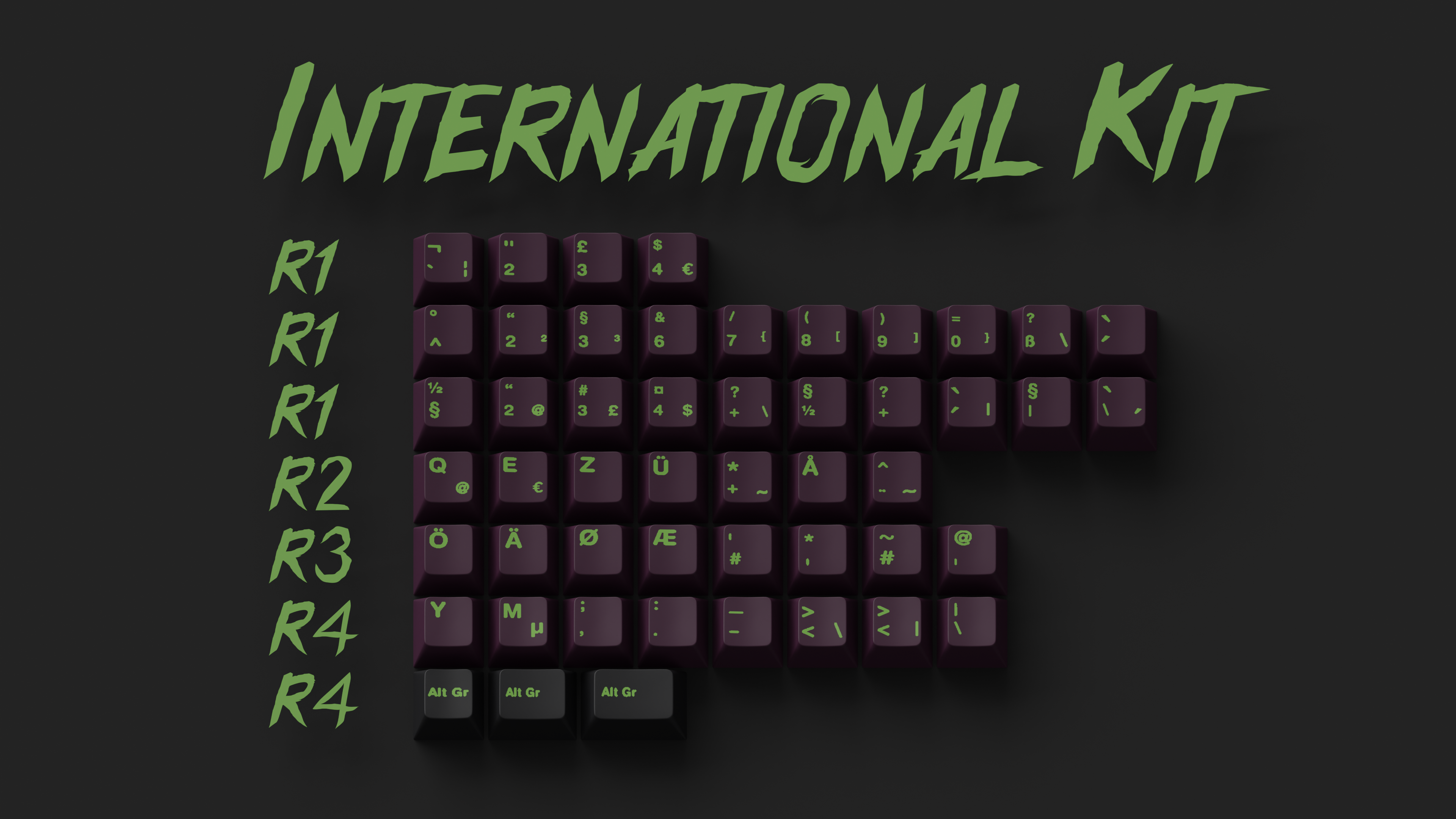 [IN STOCK]Keycaps-MW Fright Night