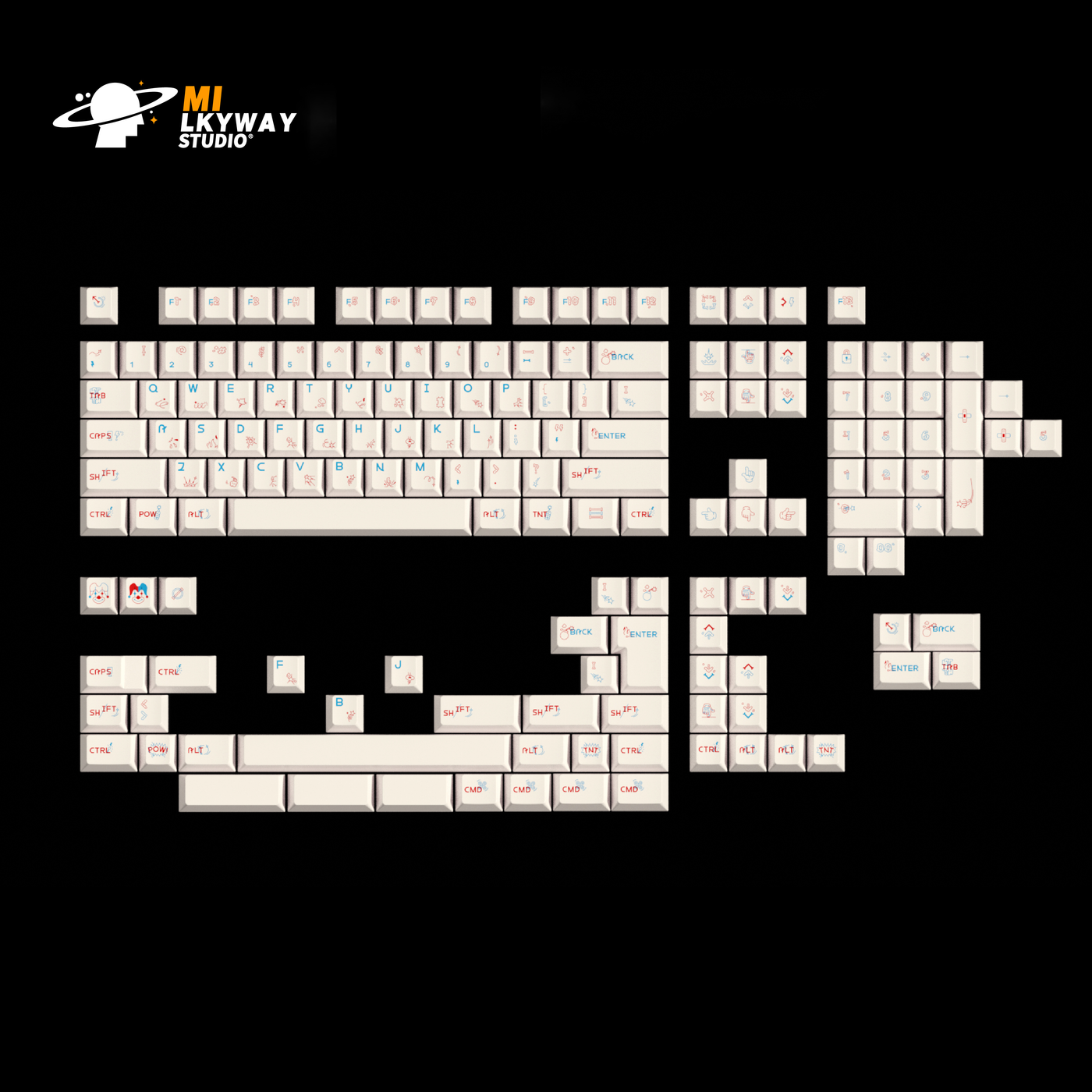 [IN STOCK]Keycaps-MW Joyride