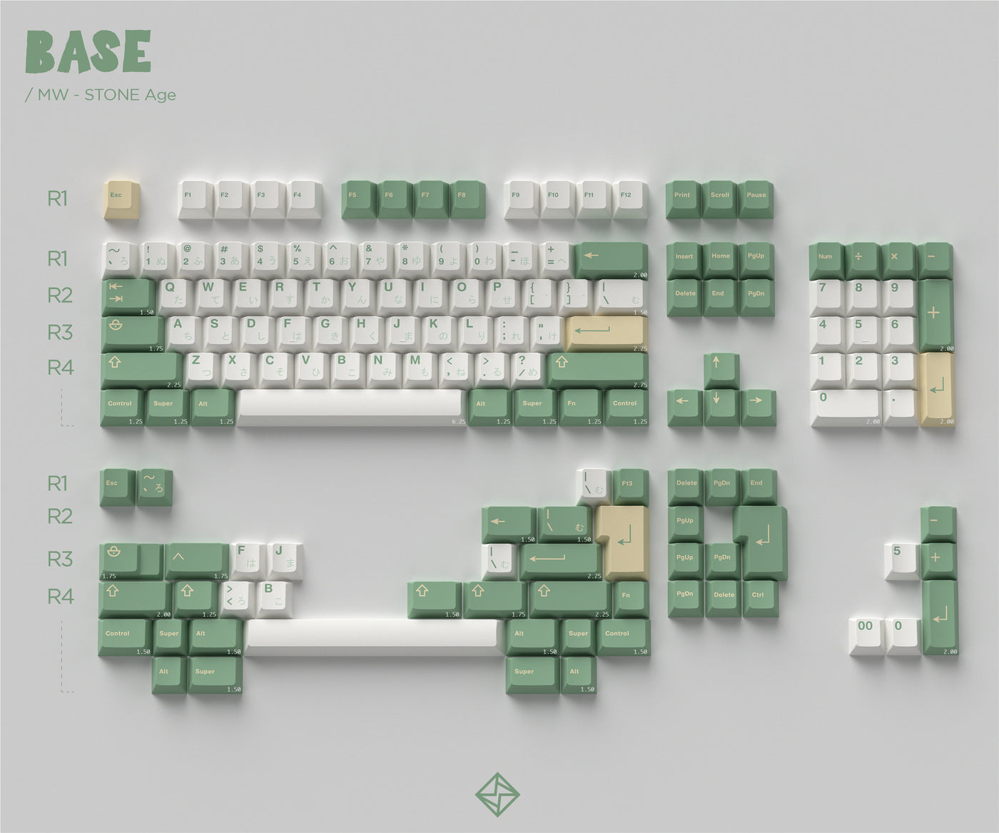 [IN STOCK]Keycaps-MW Stone Age