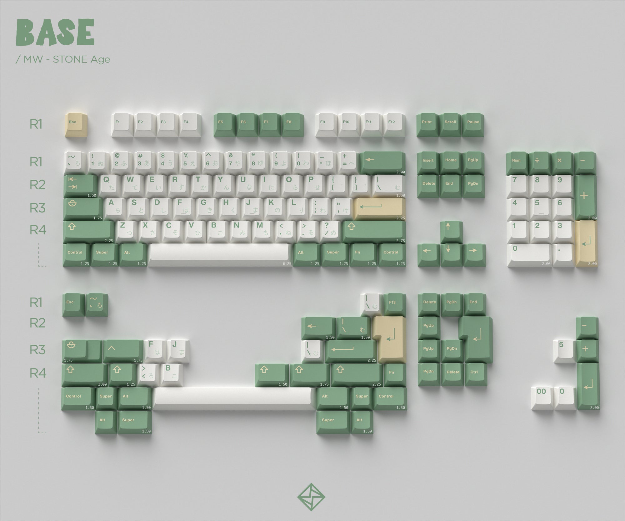 [IN STOCK]Keycaps-MW Stone Age
