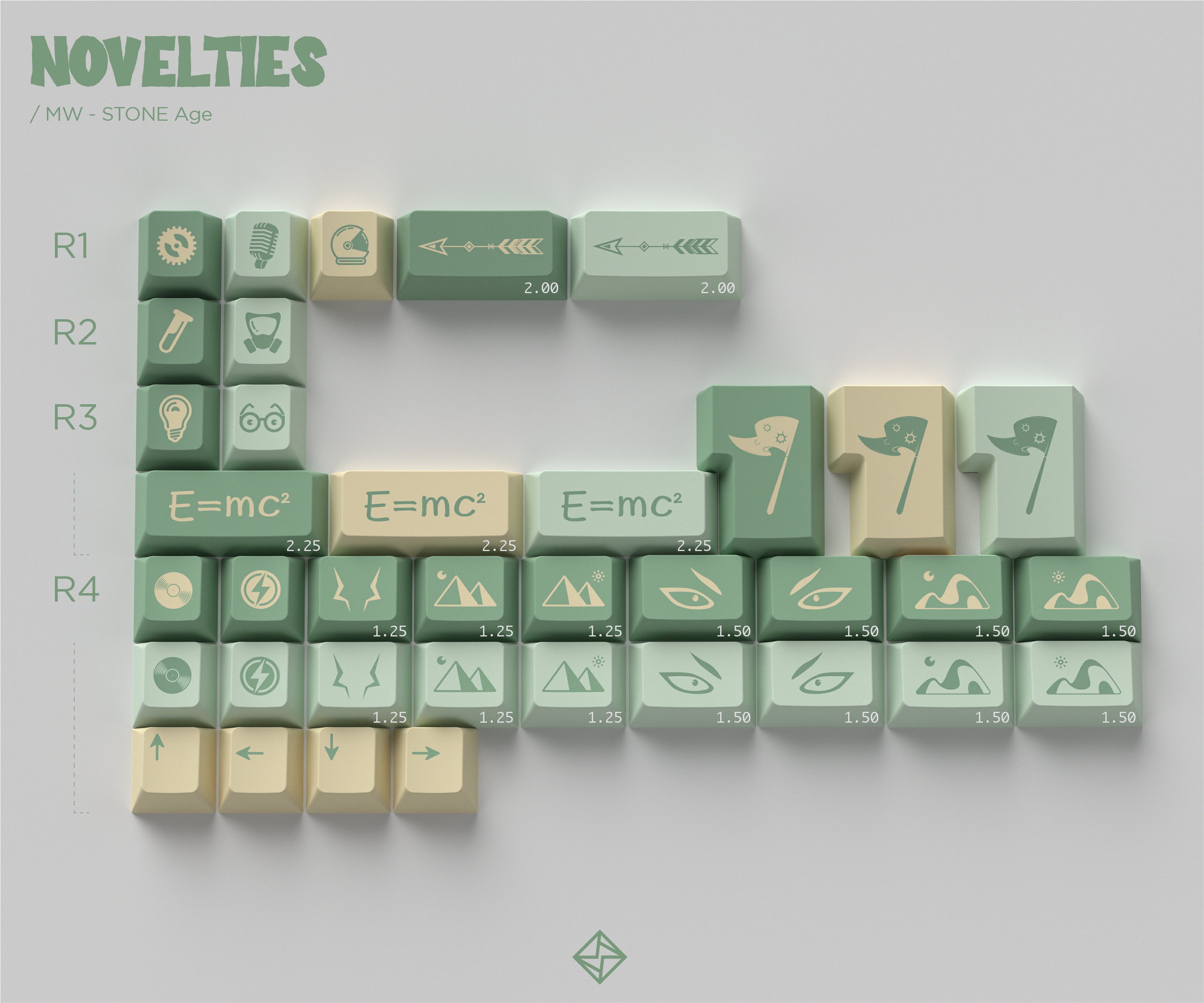 [IN STOCK]Keycaps-MW Stone Age
