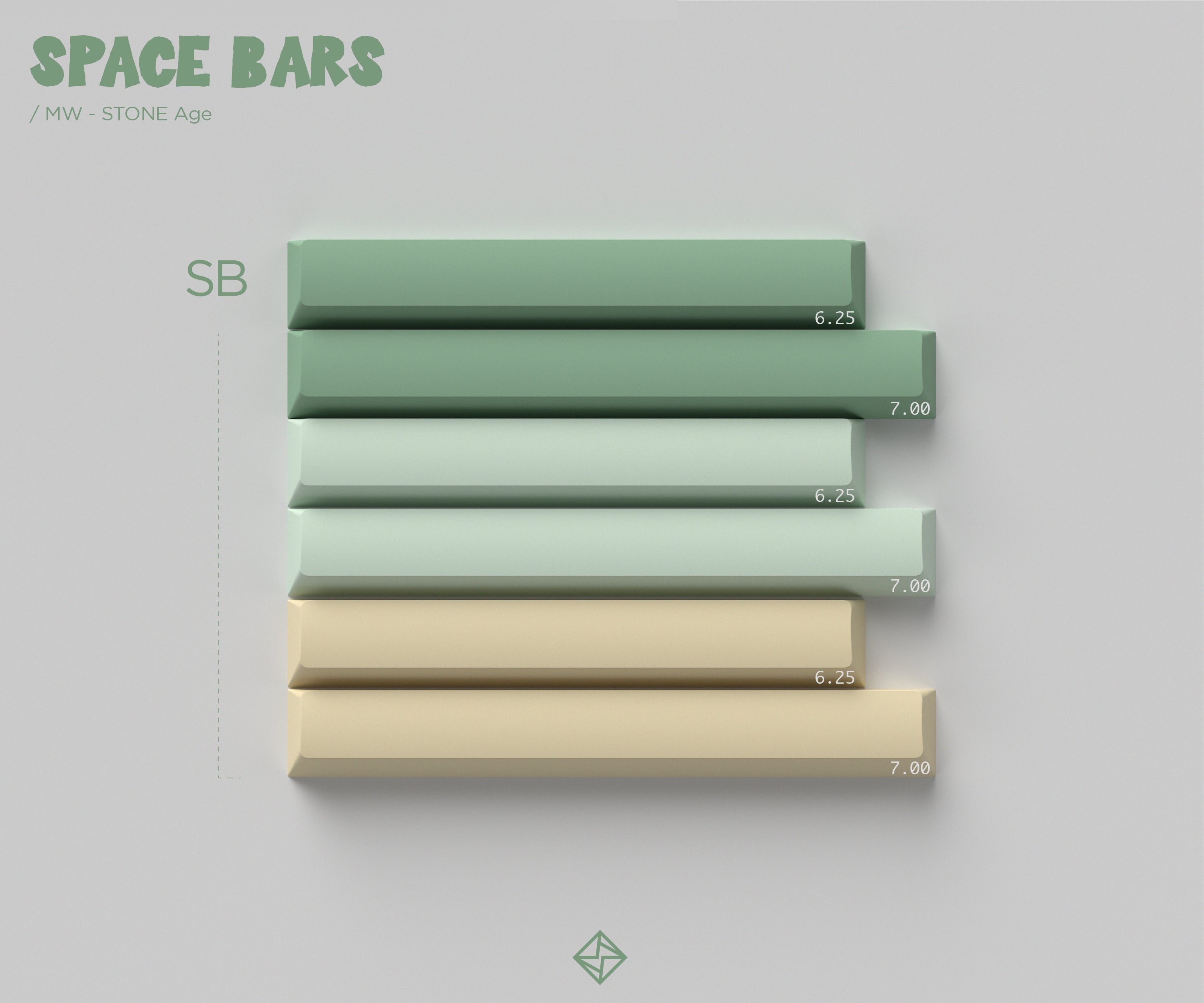 [IN STOCK]Keycaps-MW Stone Age