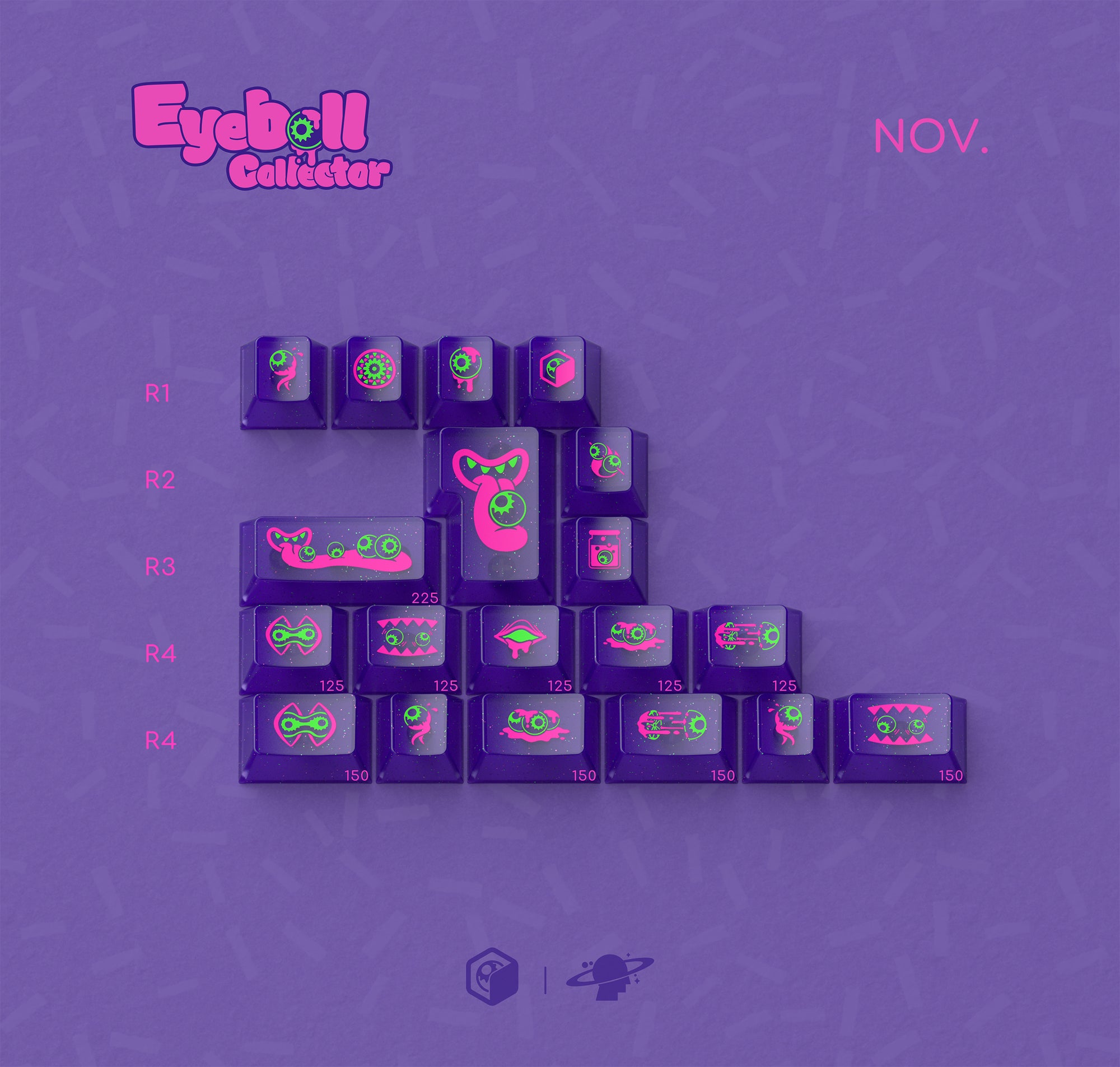 [IN STOCK]Keycaps-MW Eyeball Collector