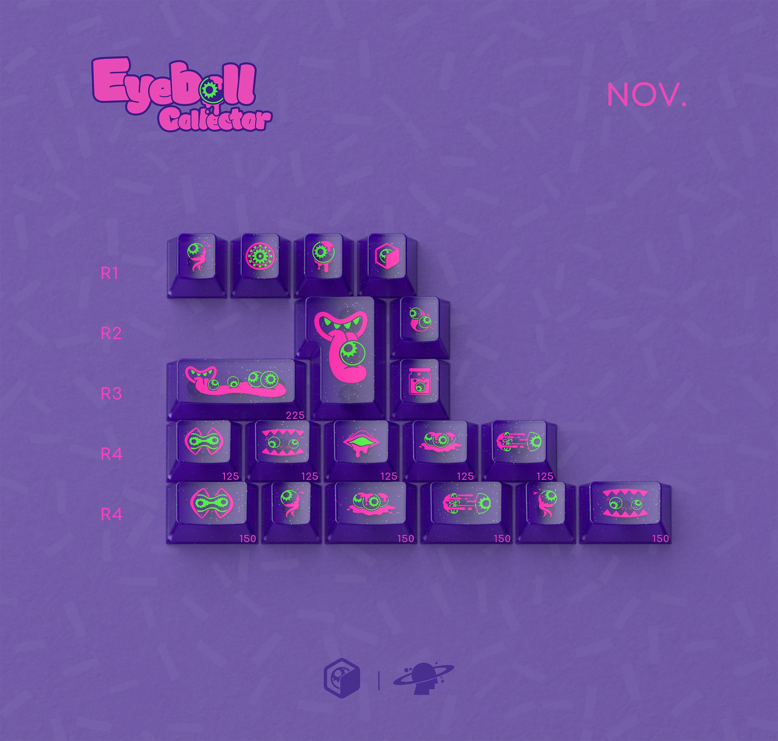 [IN STOCK]keycaps-MW Eyeball Collector