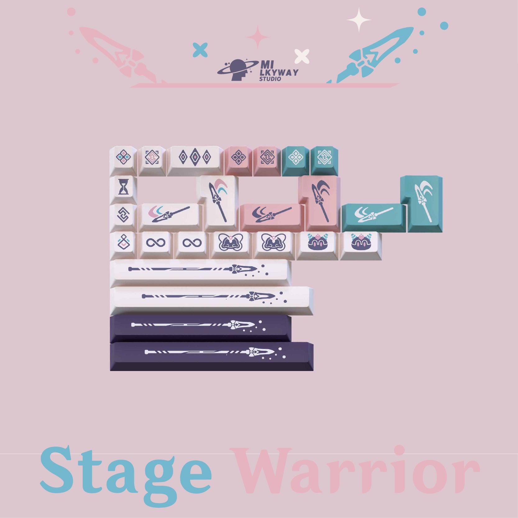 [IN STOCK]Keycaps-MW Stage Warrior