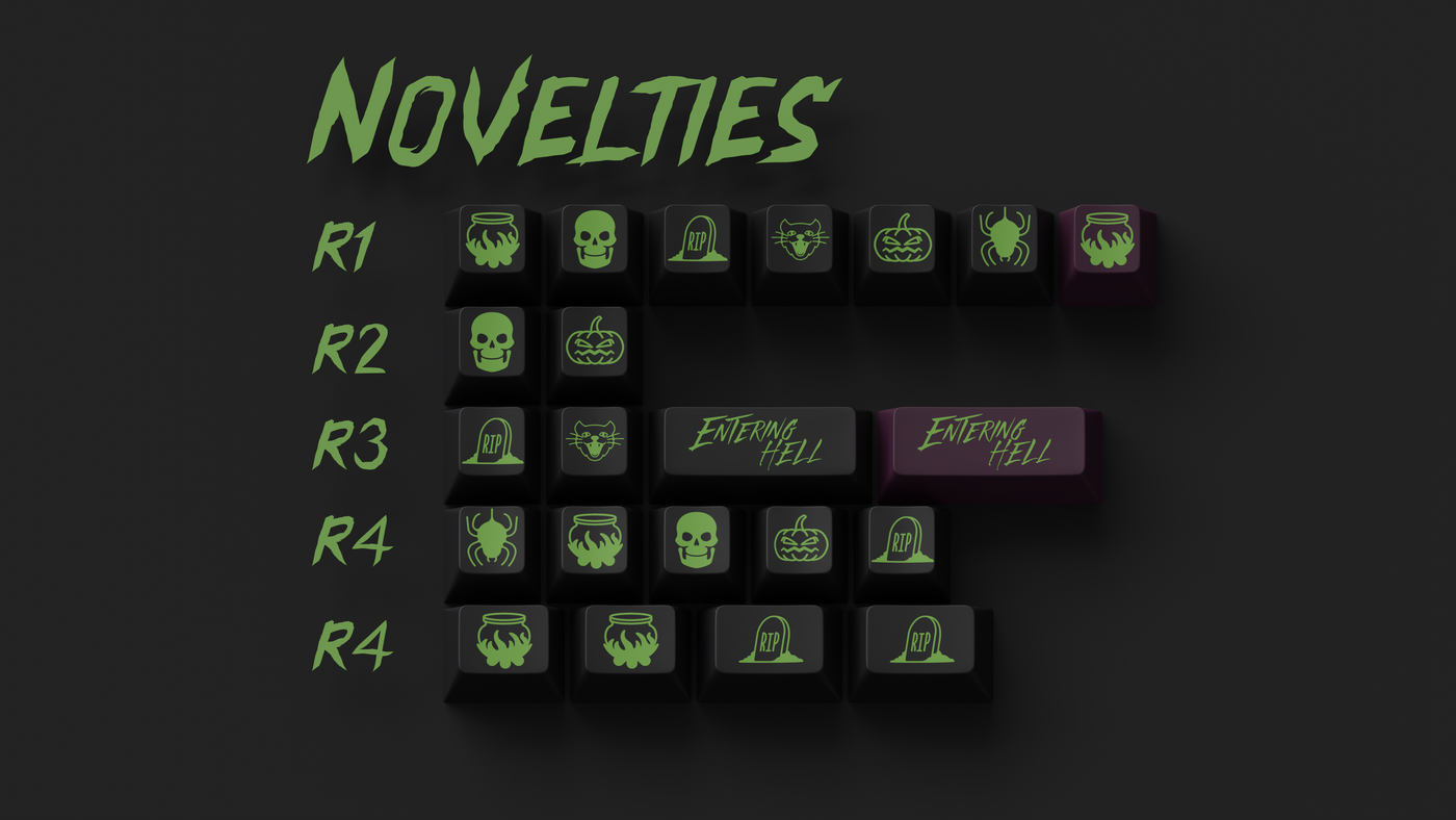 [Sold Out]Keycaps-MW Fright Night