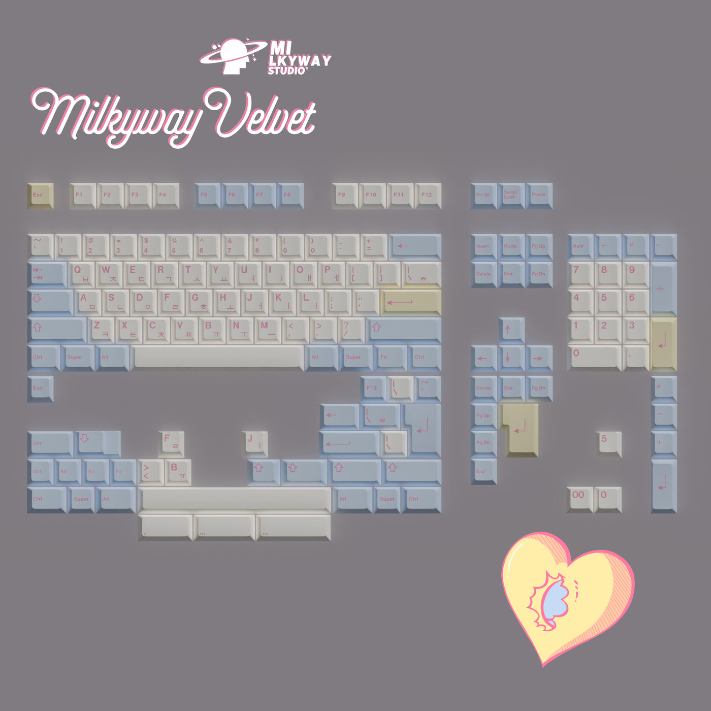 [IN STOCK]Keycaps-MW Velvet