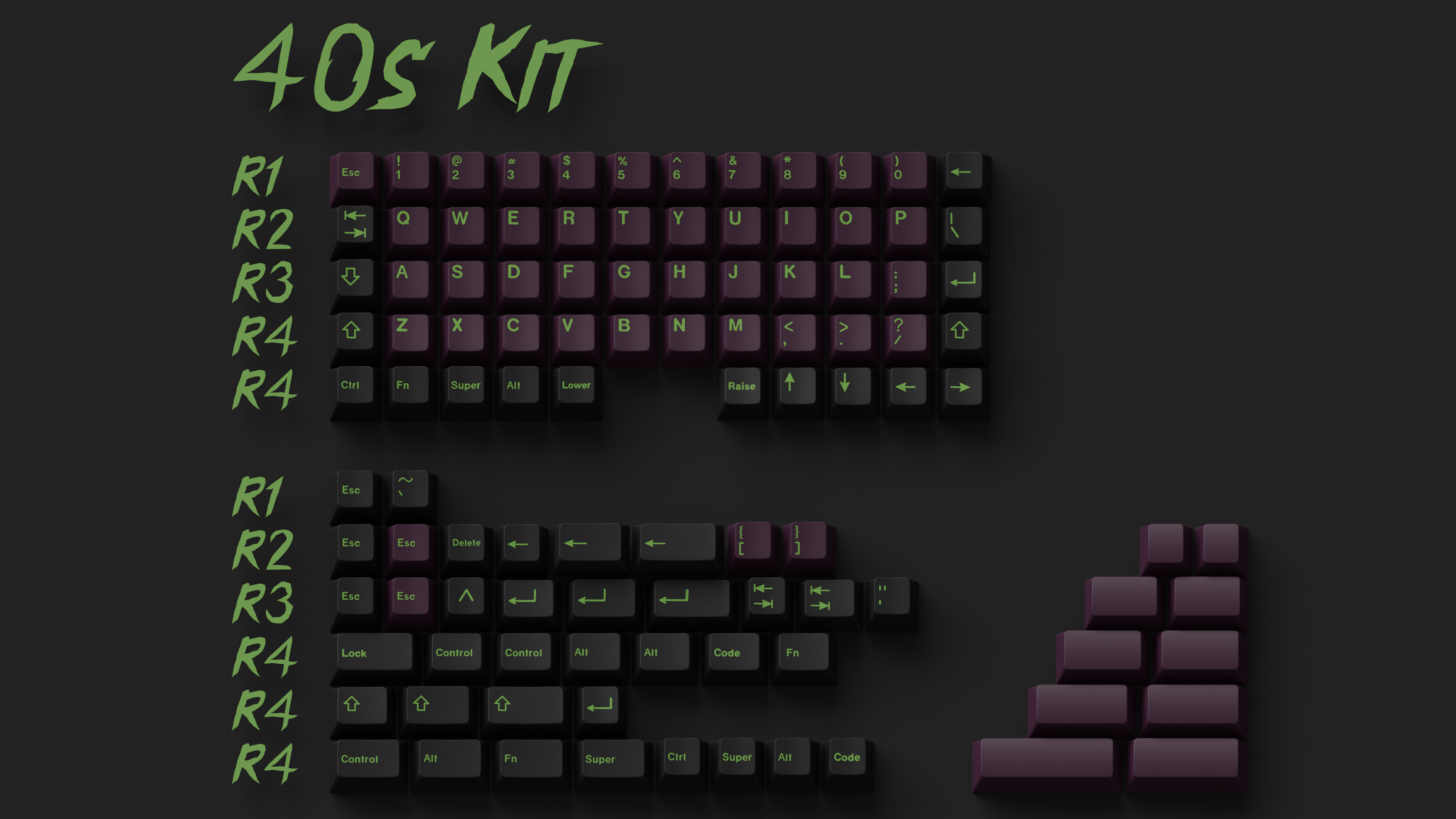[IN STOCK]Keycaps-MW Fright Night
