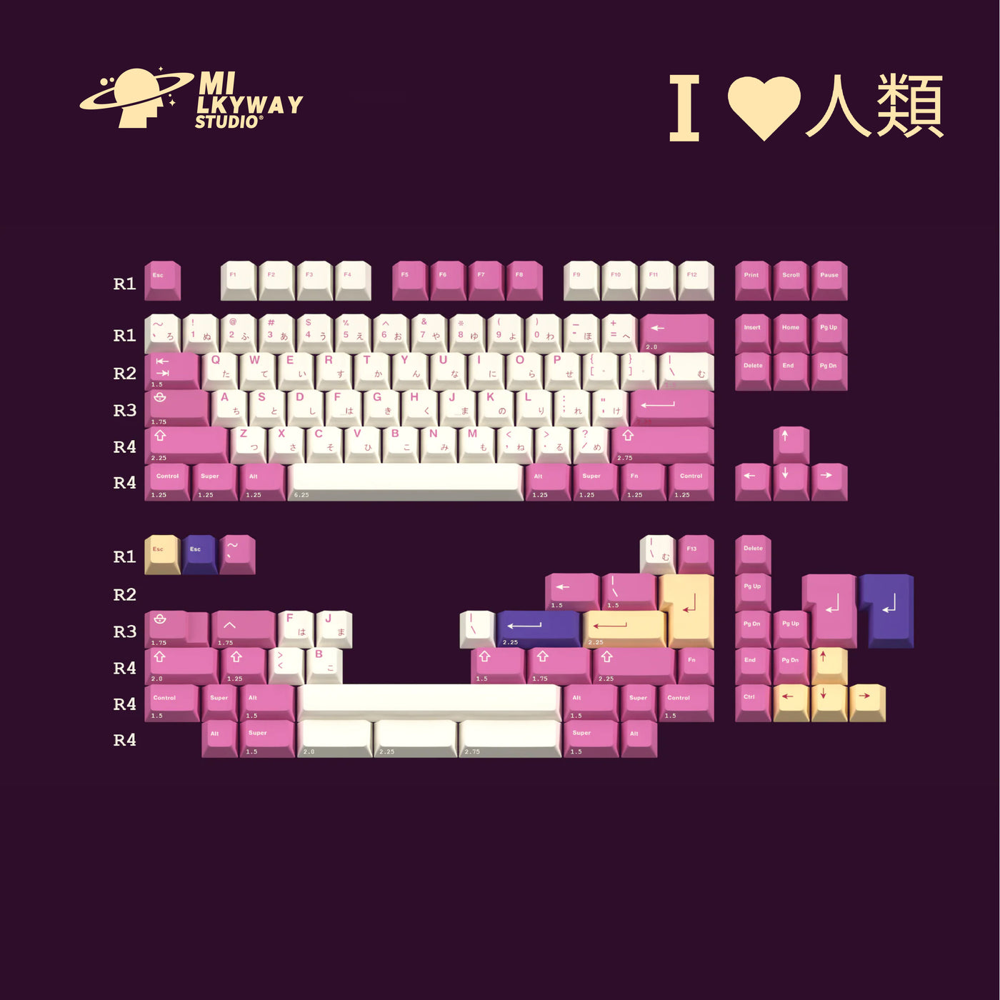 [IN STOCK]Keycaps-MW Aschente
