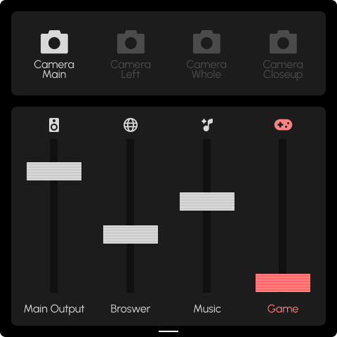 OBS Control complete interface