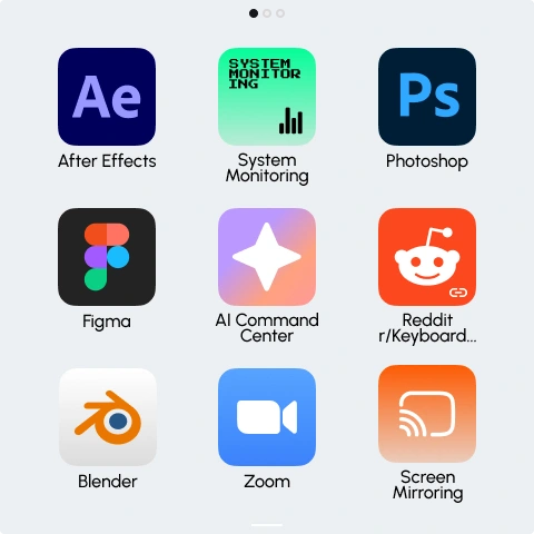 Mini Apps Launcher complete interface