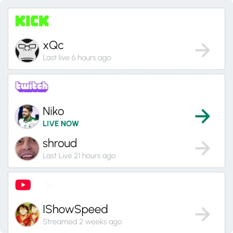 Twitch Monitor complete interface